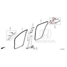 Load image into Gallery viewer, [NEW] JDM HONDA WR-V RG5 2024 Pillar Garnish GENUINE OEM
