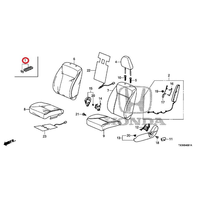 [NEW] JDM HONDA FIT HYBRID GP5 2017 Front Seat (Passenger Side) GENUINE OEM