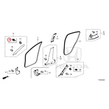 Load image into Gallery viewer, [NEW] JDM HONDA VEZEL HYBRID RU3 2020 Pillar Garnish GENUINE OEM
