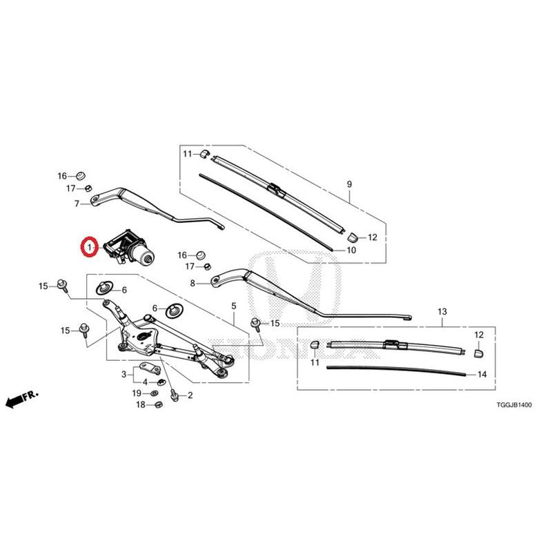 [NEW] JDM HONDA CIVIC FK8 2020 Front Windshield Wiper GENUINE OEM