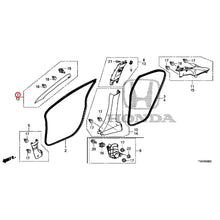 Load image into Gallery viewer, [NEW] JDM HONDA CIVIC FK2 2015 Pillar Garnish GENUINE OEM
