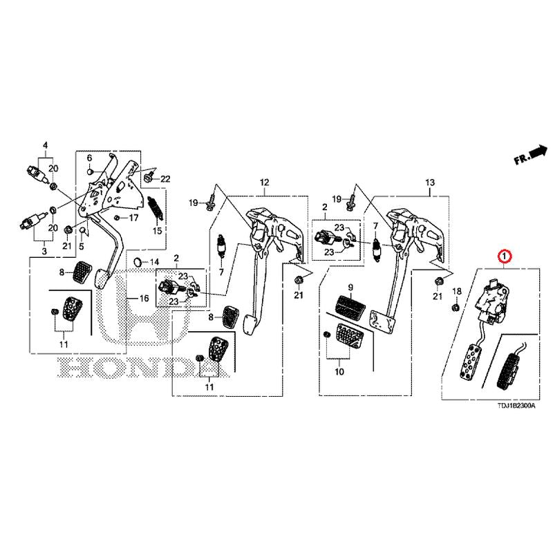 [NEW] JDM HONDA S660 JW5 2020 Pedals GENUINE OEM