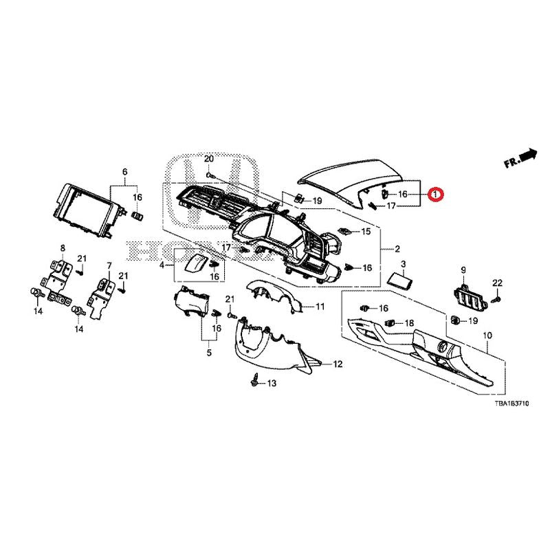 [NEW] JDM HONDA CIVIC FC1 2020 Instrument panel garnish (driver side) GENUINE OEM