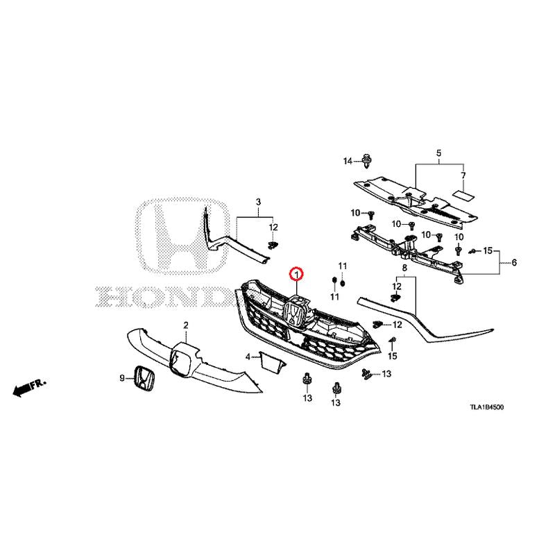 [NEW] JDM HONDA CR-V RW1 2022 Front Grill GENUINE OEM