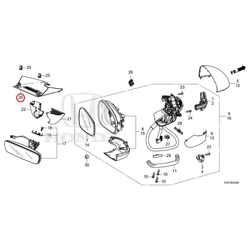 NEW] JDM HONDA ZR-V RZ3 2023 Mirrors GENUINE OEM – JDM Yamato