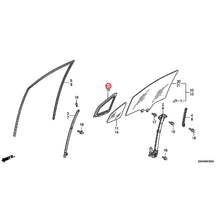 Load image into Gallery viewer, [NEW] JDM HONDA STREAM RN6 2013 Front Door Glass/Door Regulator GENUINE OEM
