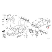 Load image into Gallery viewer, [NEW] JDM HONDA LEGEND HYBRID KC2 2018 Emblem/Caution Label GENUINE OEM
