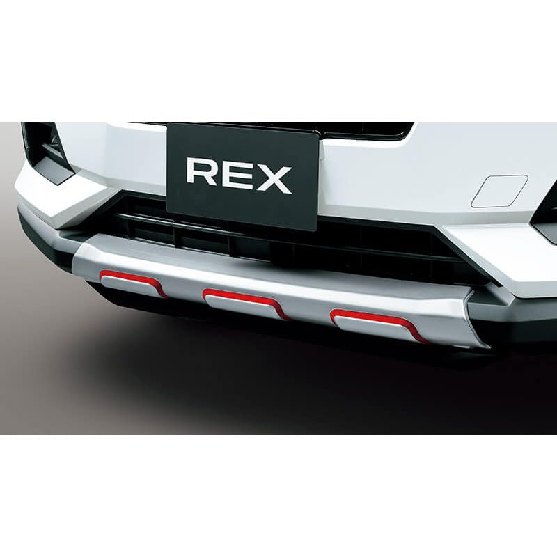 [NEW] JDM Subaru REX A20#F Front Under Garnish with red decoration Genuine OEM