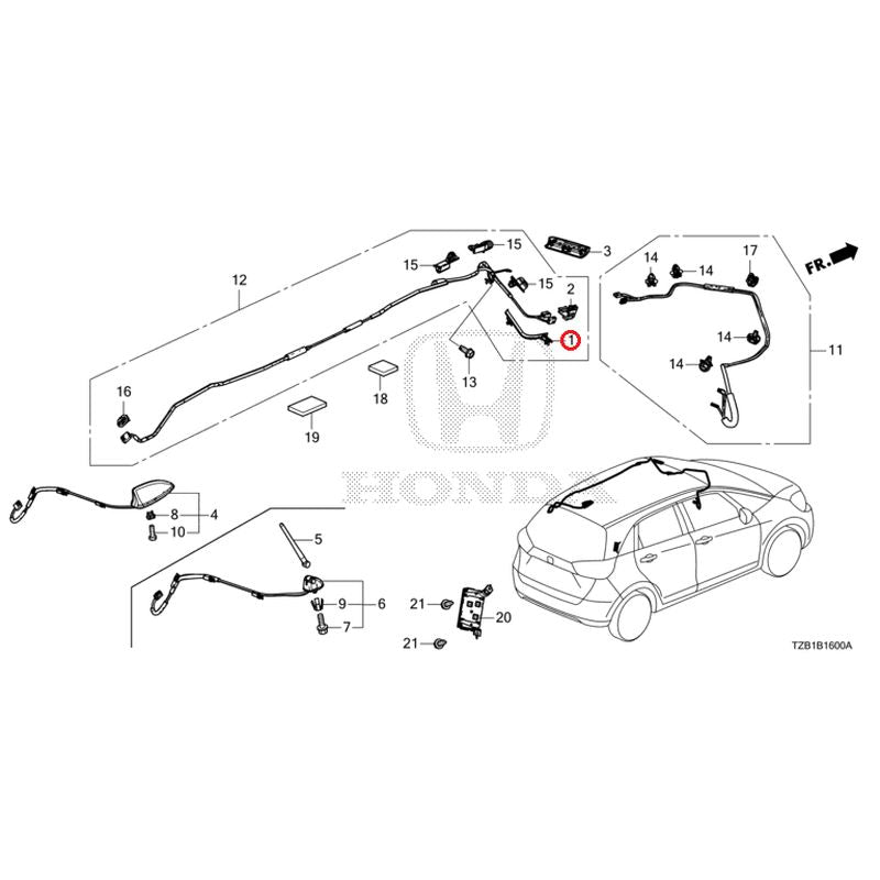 [NEW] JDM HONDA FIT e:HEV GR3 2021 Antenna GENUINE OEM