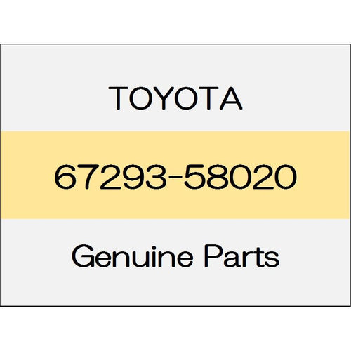 [NEW] JDM TOYOTA ALPHARD H3# Back door side helm stopper 67293-58020 GENUINE OEM