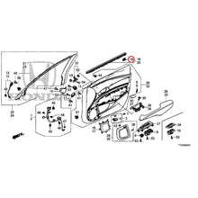 Load image into Gallery viewer, [NEW] JDM HONDA LEGEND HYBRID KC2 2016 Front Door Lining GENUINE OEM
