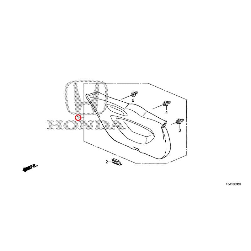 [NEW] JDM HONDA FIT GK5 2014 Tailgate Lining GENUINE OEM