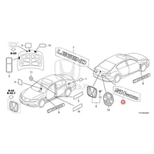 Load image into Gallery viewer, [NEW] JDM HONDA LEGEND HYBRID KC2 2020 Emblem/Caution Label GENUINE OEM
