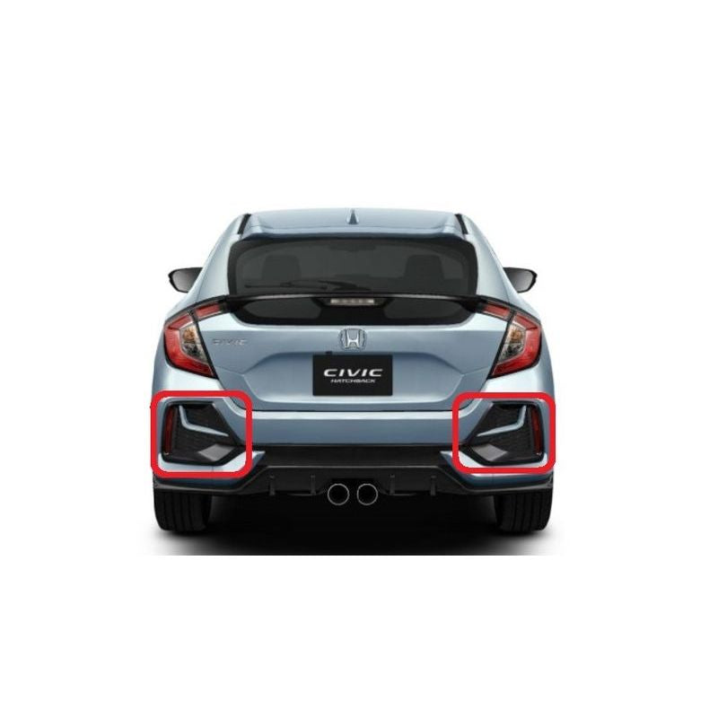 NEW]JDM Honda CIVIC HATCHBACK FK7 Kouki Rear Bumper Garnish Sonic gray pearl OEM