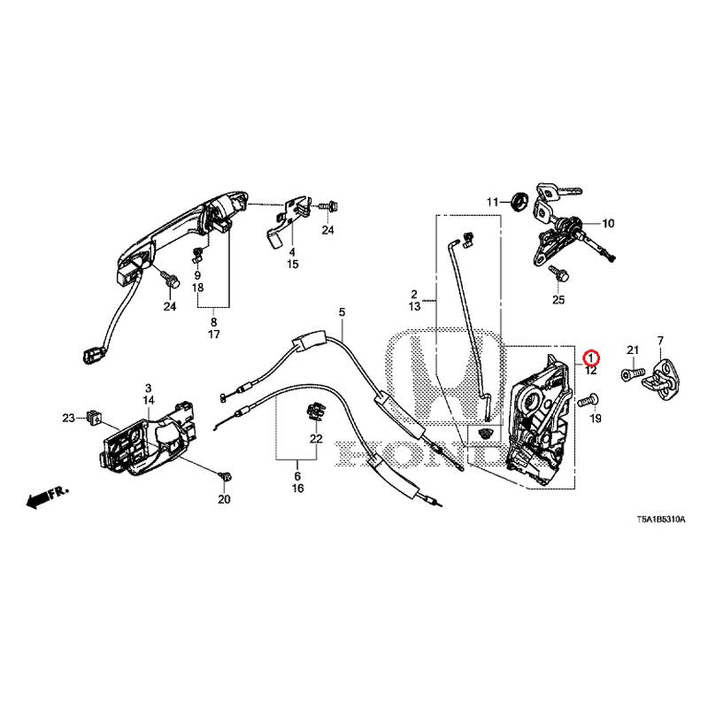 [NEW] JDM HONDA FIT GK5 2014 Front Door Locks/Outer Handles GENUINE OEM
