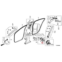 Load image into Gallery viewer, [NEW] JDM HONDA LEGEND HYBRID KC2 2020 Pillar Garnish GENUINE OEM
