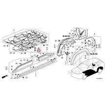 Load image into Gallery viewer, [NEW] JDM HONDA WR-V RG5 2024 Protector/Side sill garnish GENUINE OEM
