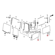 Load image into Gallery viewer, [NEW] JDM HONDA STEP WGN SPADA RP5 2020 Rear Windshield Glass/Quarter Glass (1) GENUINE OEM
