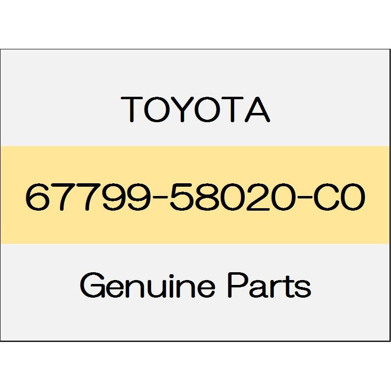 [NEW] JDM TOYOTA ALPHARD H3# Door trim ornament base rear (L) ~ 1801 Aero system 67799-58020-C0 GENUINE OEM