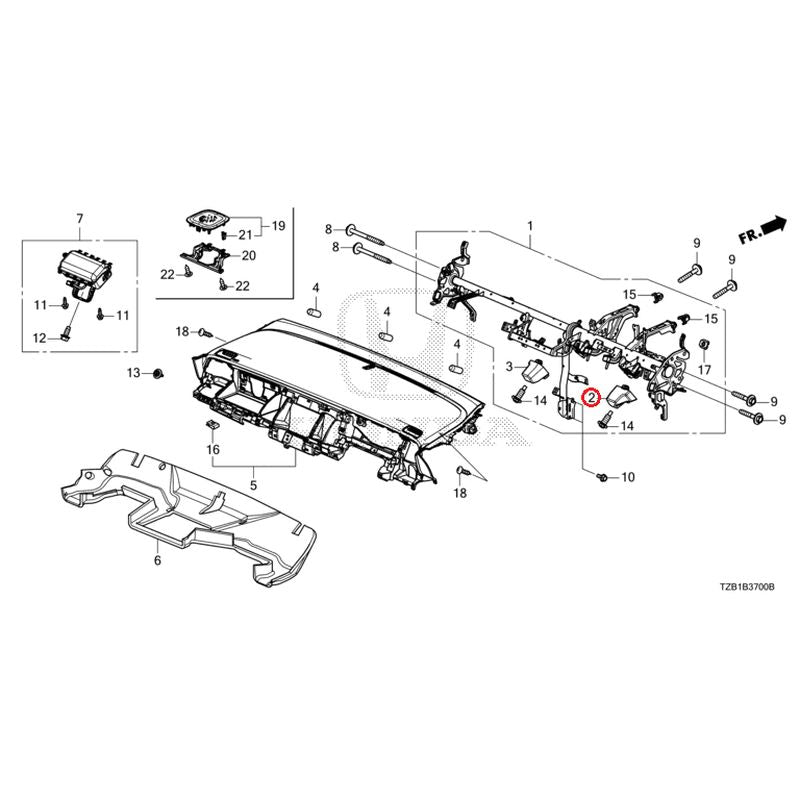 [NEW] JDM HONDA FIT e:HEV GR3 2021 Instrument panel GENUINE OEM