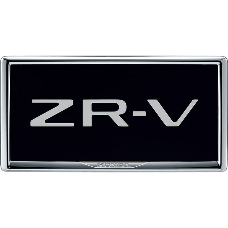 [NEW] JDM Honda ZR-V RZ License Frame Berlina Black For Rear Genuine OEM