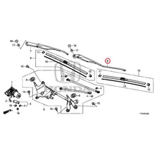 Load image into Gallery viewer, [NEW] JDM HONDA LEGEND HYBRID KC2 2016 Front Windshield Wiper GENUINE OEM
