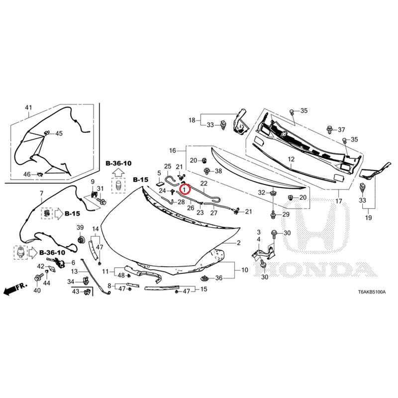 [NEW] JDM HONDA ODYSSEY RC1 2020 Hood GENUINE OEM