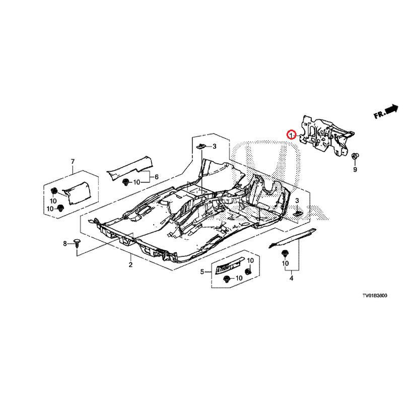 [NEW] JDM HONDA CIVIC FK2 2015 Floor Mat GENUINE OEM