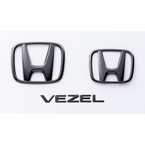 [NEW] JDM Honda VEZEL RV Black Emblem Genuine OEM