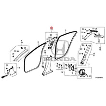 Load image into Gallery viewer, [NEW] JDM HONDA LEGEND HYBRID KC2 2020 Pillar Garnish GENUINE OEM
