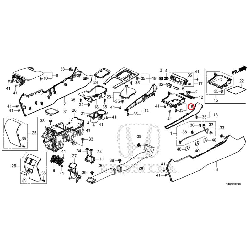 NEW] JDM HONDA CIVIC FL1 2022 Console (MT) GENUINE OEM – JDM Yamato