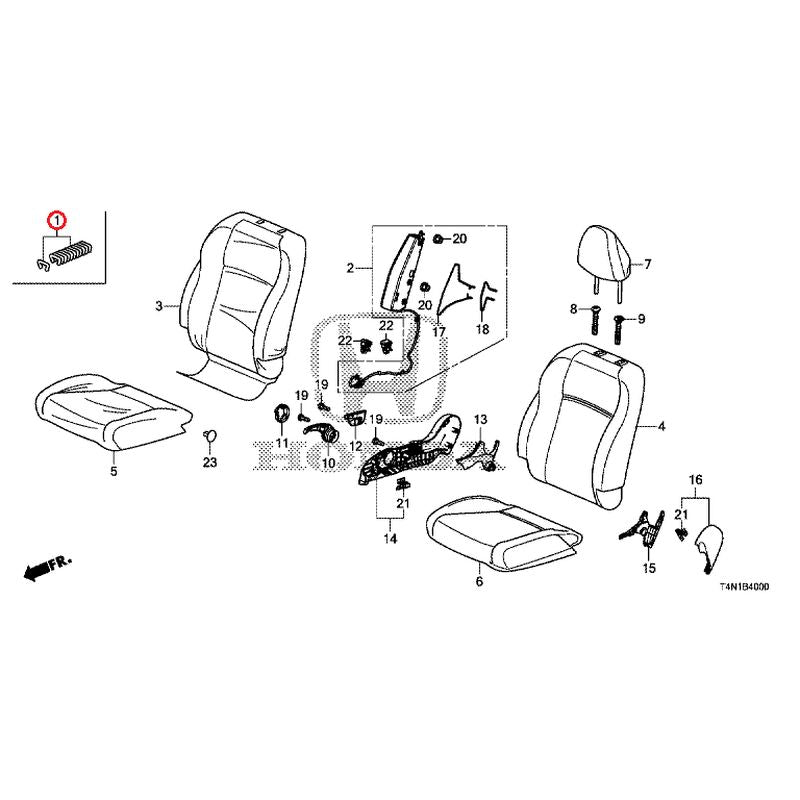 [NEW] JDM HONDA JADE FR5 2019 Front Seat (Driver's Side) GENUINE OEM