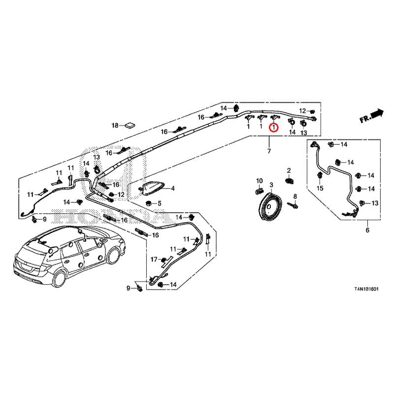 [NEW] JDM HONDA JADE FR5 2019 Antenna/Speakers (2) GENUINE OEM