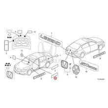 Load image into Gallery viewer, [NEW] JDM HONDA LEGEND HYBRID KC2 2020 Emblem/Caution Label GENUINE OEM
