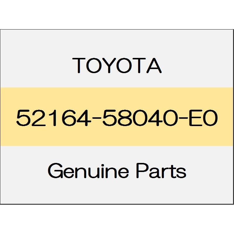 [NEW] JDM TOYOTA ALPHARD H3# Rear bumper plate (L) body color code (4X1) 52164-58040-E0 GENUINE OEM