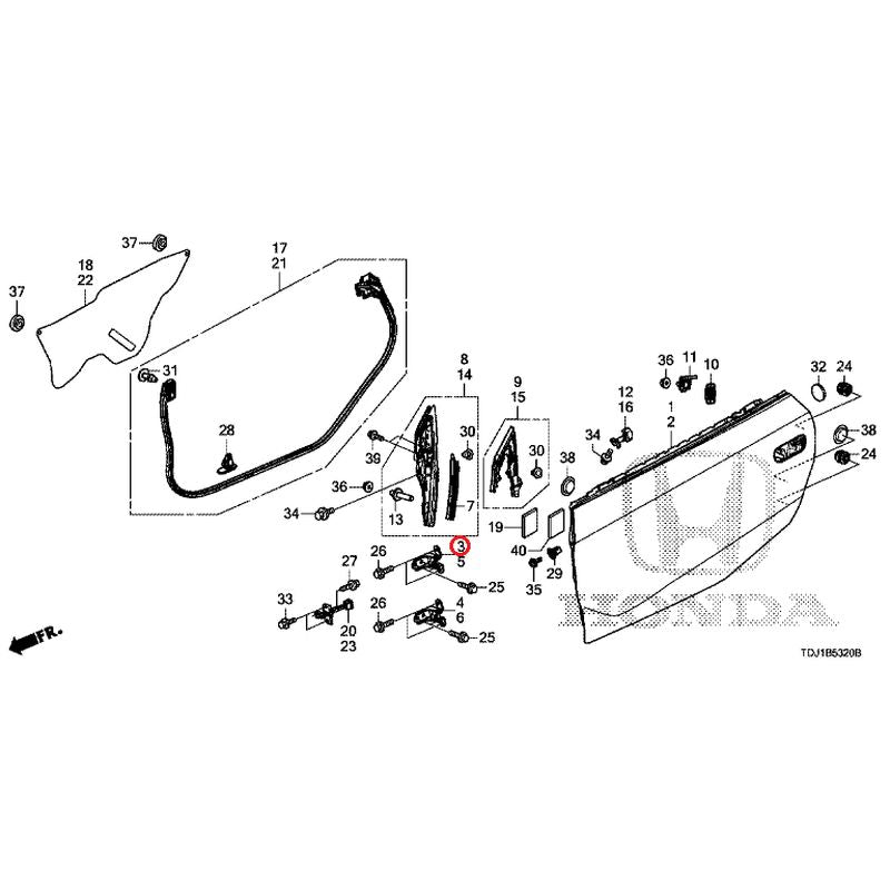 [NEW] JDM HONDA S660 JW5 2020 Door Panels GENUINE OEM