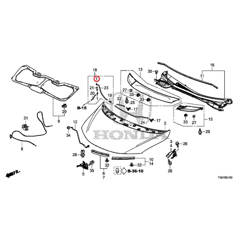 [NEW] JDM HONDA FIT GK5 2016 Hood GENUINE OEM