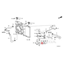 Load image into Gallery viewer, [NEW] JDM HONDA CIVIC FL5 2023 Radiator hose/expansion tank (TYPE R) GENUINE OEM
