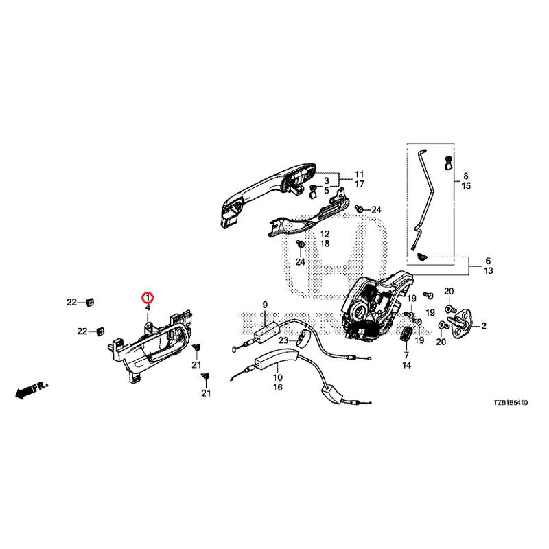 [NEW] JDM HONDA FIT e:HEV GR3 2021 Rear Door Locks/Outer Handles GENUINE OEM