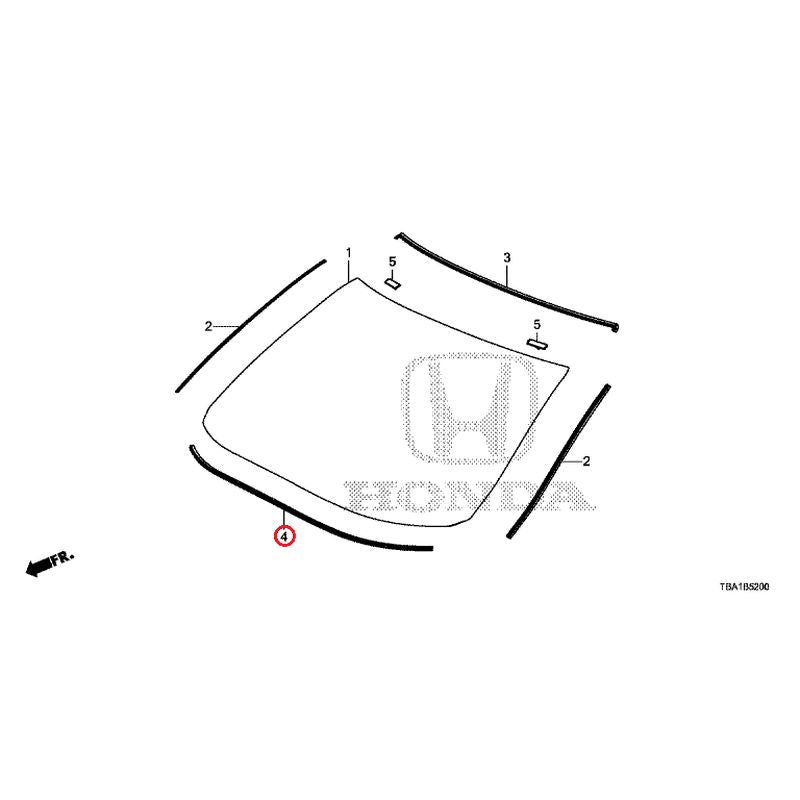 NEW] JDM HONDA CIVIC FC1 2020 Front Windshield GENUINE OEM – JDM