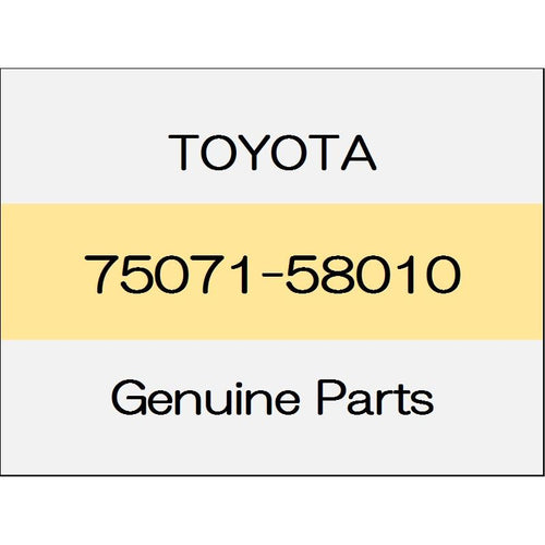 [NEW] JDM TOYOTA ALPHARD H3# Front door outside molding sub-Assy (R) 75071-58010 GENUINE OEM