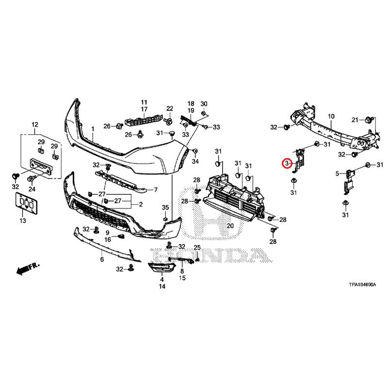 [NEW] JDM HONDA CR-V HYBRID RT5 2020 Front Bumper GENUINE OEM