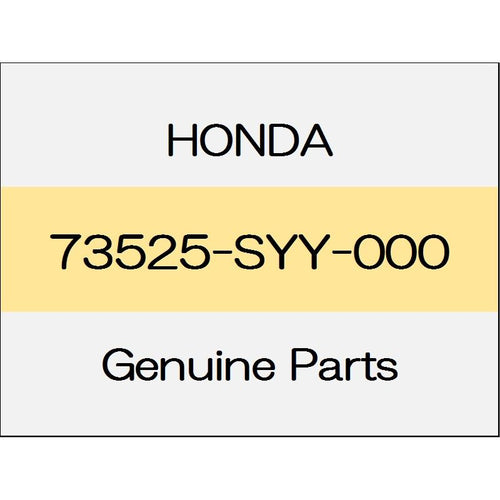 [NEW] JDM HONDA CIVIC SEDAN FC1 Rubber, rear quarter windshield Dam 73525-SYY-000 GENUINE OEM