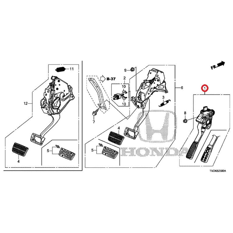 [NEW] JDM HONDA FIT HYBRID GP5 2017 Pedals GENUINE OEM