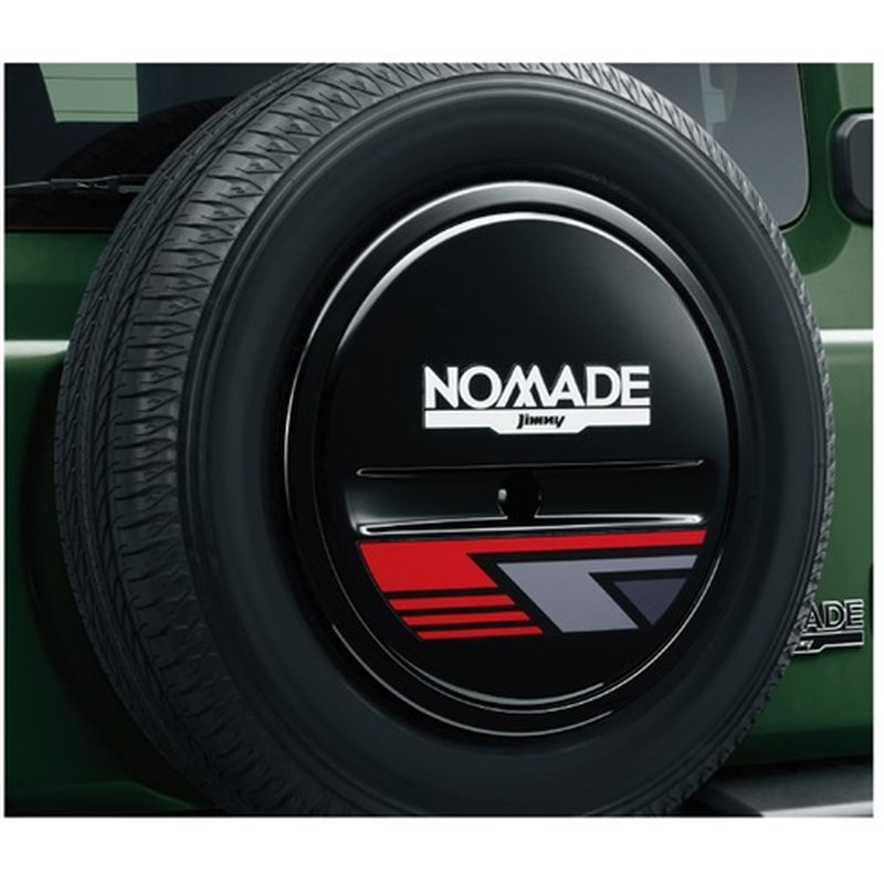 NEW JDM Suzuki Jimny NOMADE JC74W Spare Tire Half Cover Decal Nostalgic Line OEM