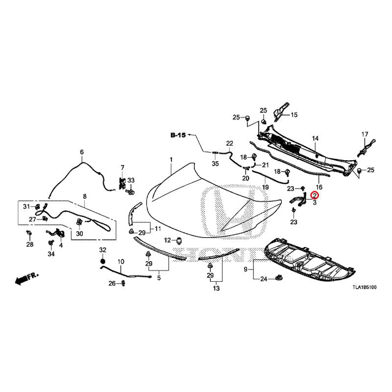 [NEW] JDM HONDA CR-V RW1 2021 Hood GENUINE OEM