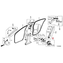 Load image into Gallery viewer, [NEW] JDM HONDA LEGEND HYBRID KC2 2018 Pillar Garnish GENUINE OEM
