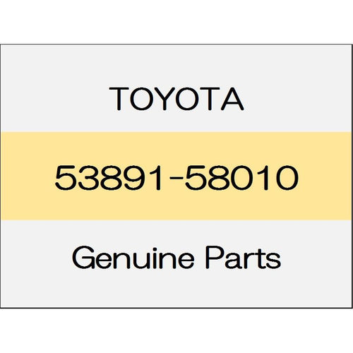 [NEW] JDM TOYOTA VELLFIRE H3# Front fender splash shield seal Front (R) 53891-58010 GENUINE OEM