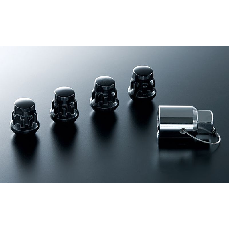 [NEW] JDM Honda ODYSSEY RC5 Wheel Lock Nut For Aluminum Wheel Black Cap type OEM
