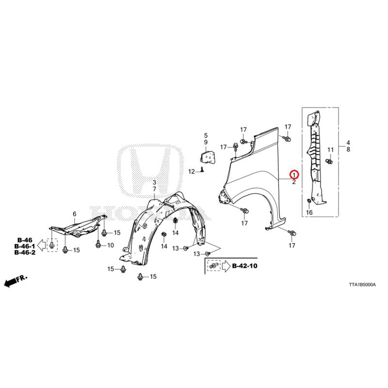 [NEW] JDM HONDA N-BOX JF3 2021 Front Fenders GENUINE OEM